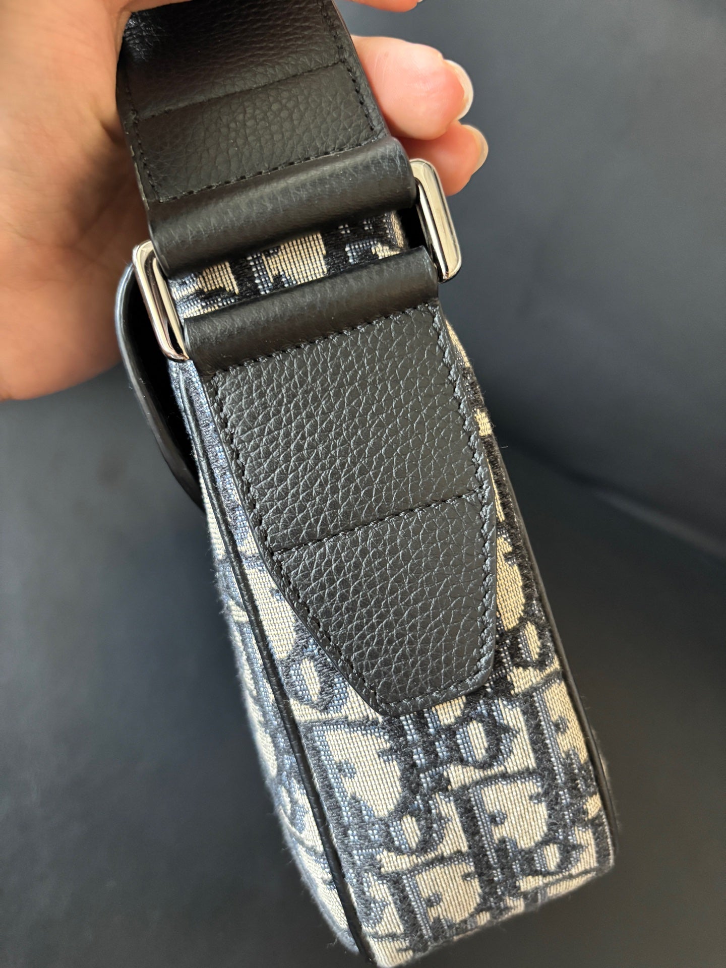 Dior Black Saddle Bag