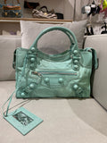 Balenciaga GIANT CITY Green Shoulder Bag 281770-D94JN-4630
