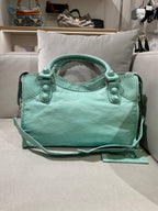 Balenciaga GIANT CITY Green Shoulder Bag 281770-D94JN-4630