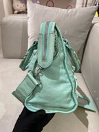 Balenciaga GIANT CITY Green Shoulder Bag 281770-D94JN-4630