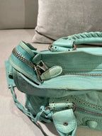 Balenciaga GIANT CITY Green Shoulder Bag 281770-D94JN-4630