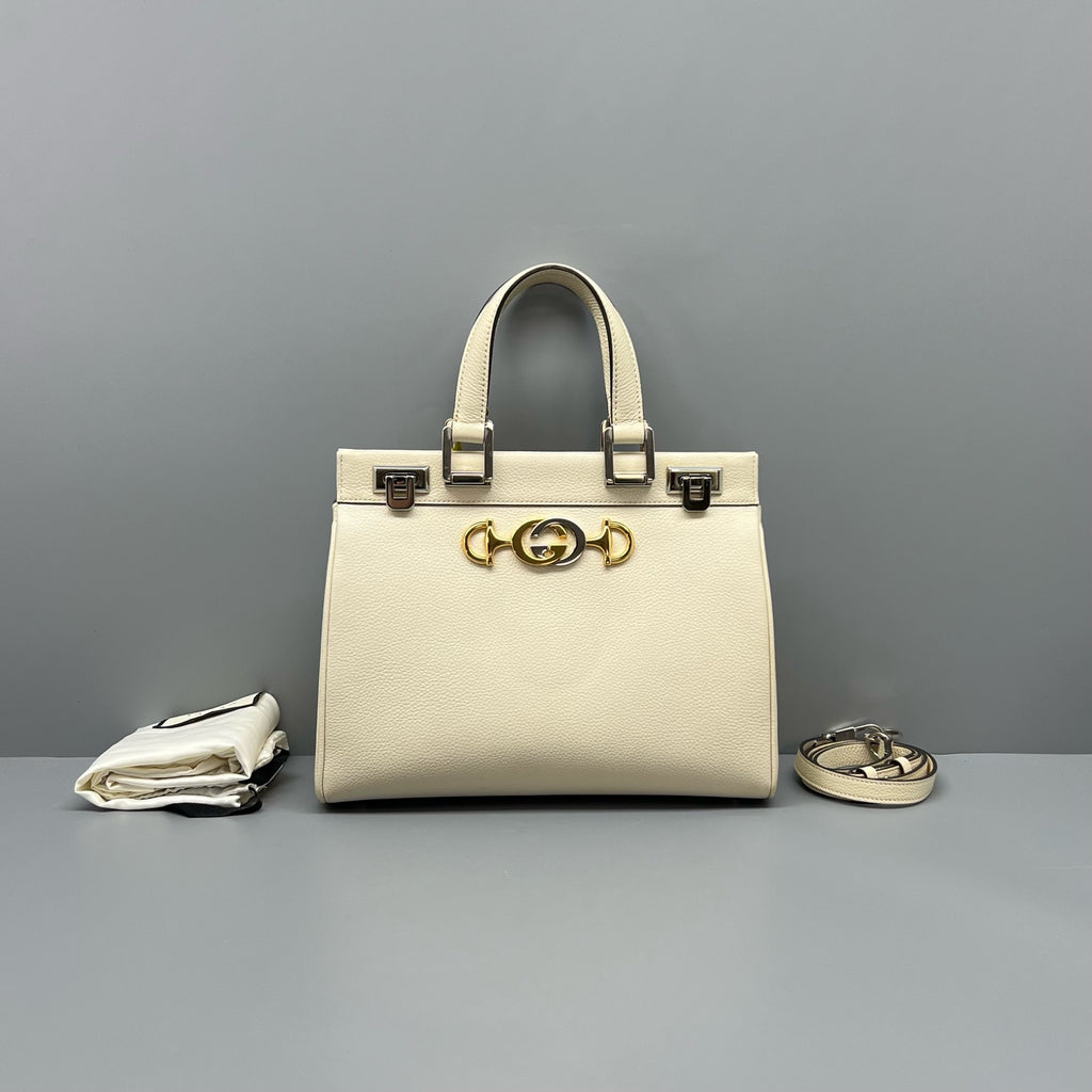 Gucci White Satchel