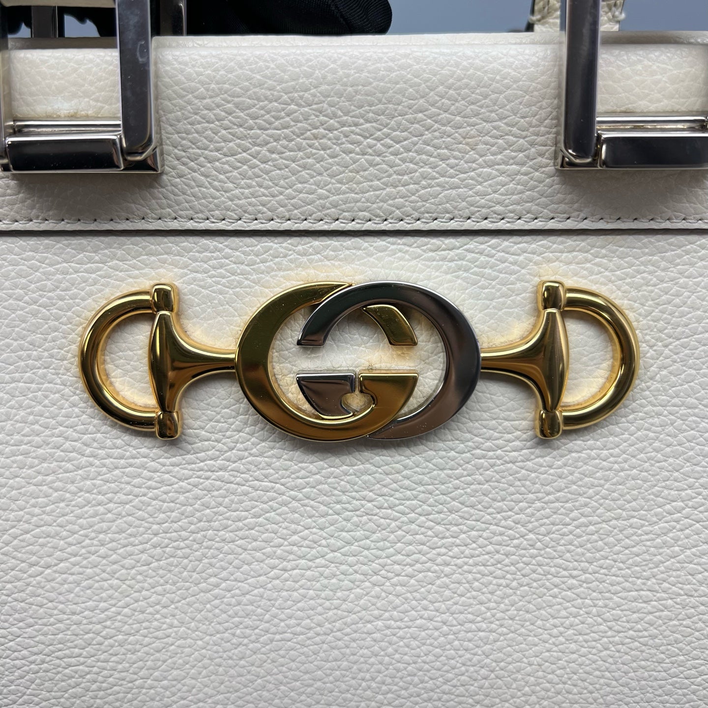 Gucci White Satchel
