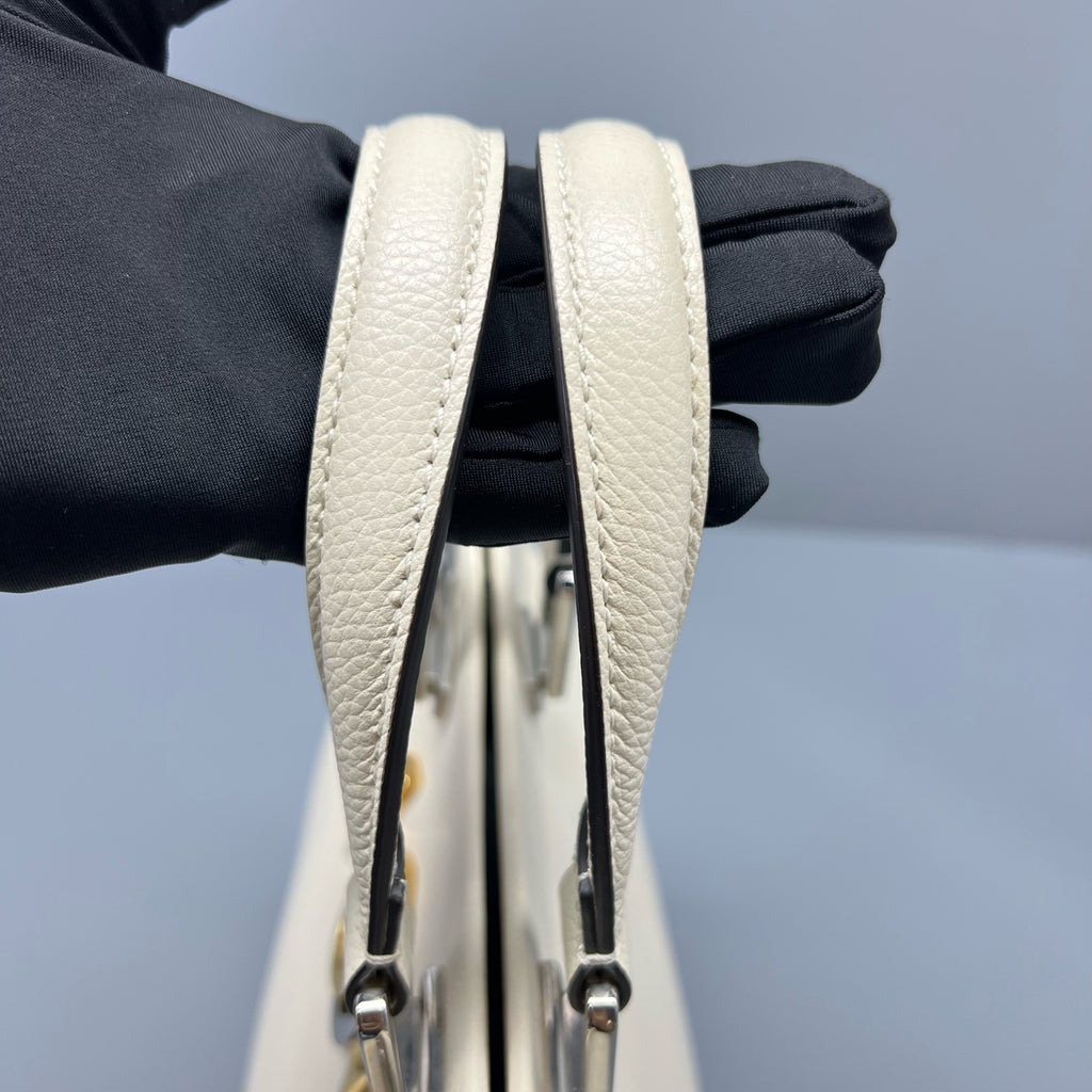 Gucci White Satchel