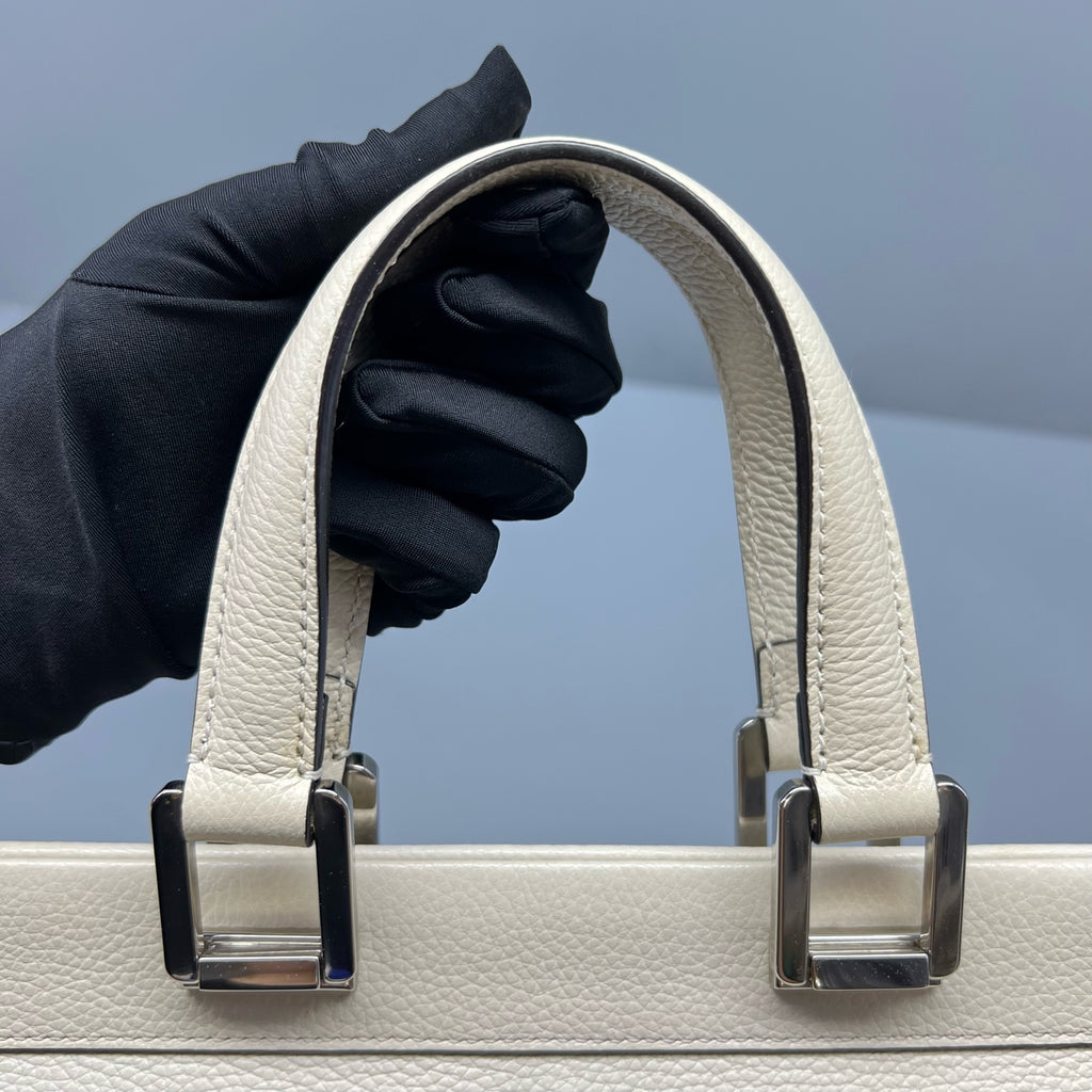 Gucci White Satchel