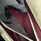 Gucci White Satchel