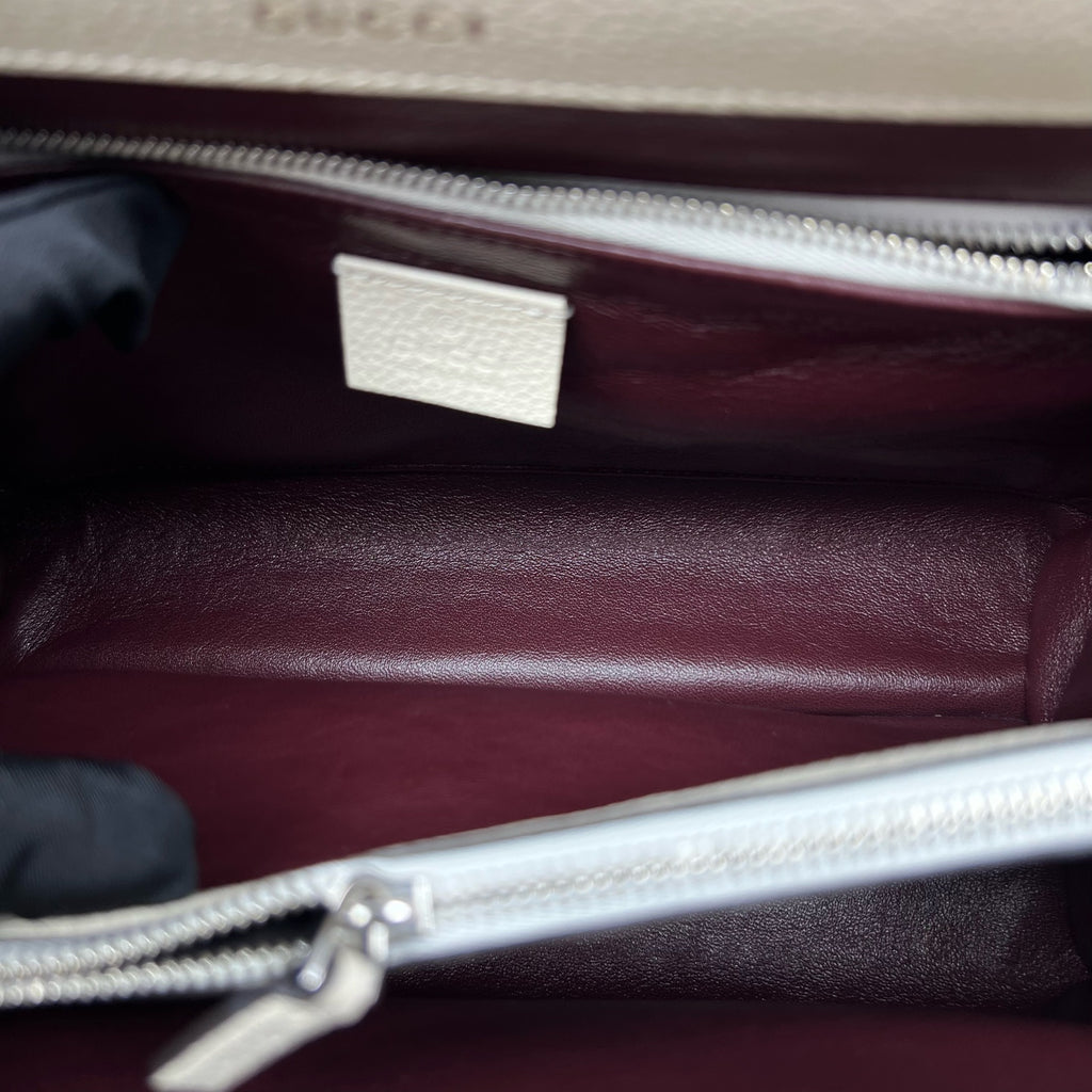 Gucci White Satchel