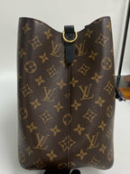 Louis Vuitton Leather Black Bucket & Drawstring Bag