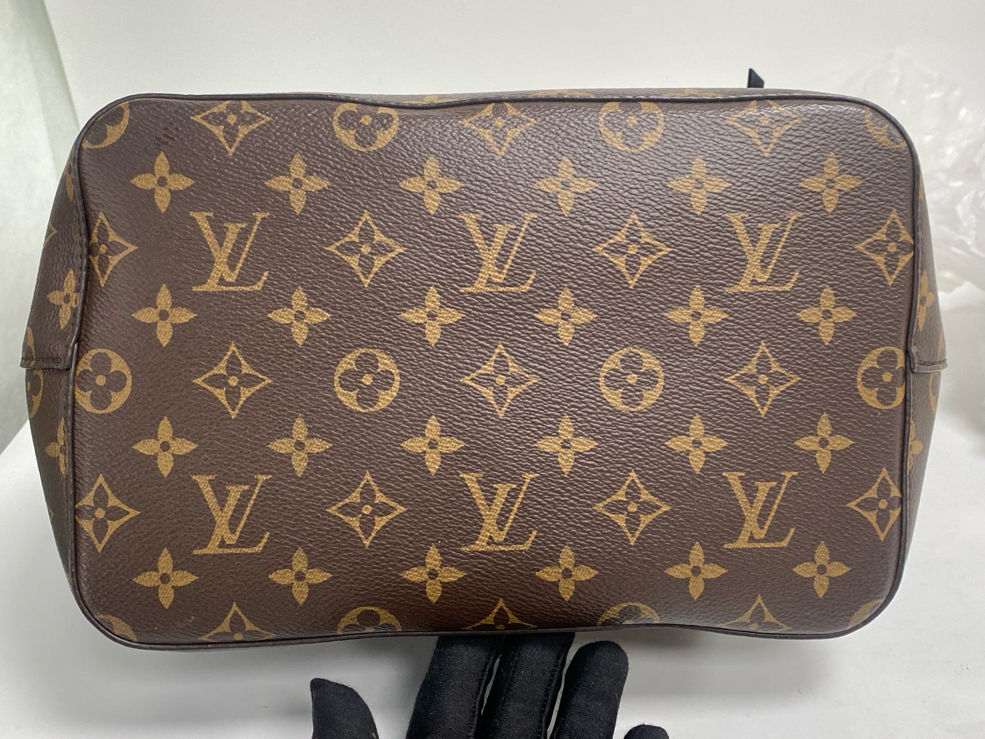 Louis Vuitton Leather Black Bucket & Drawstring Bag
