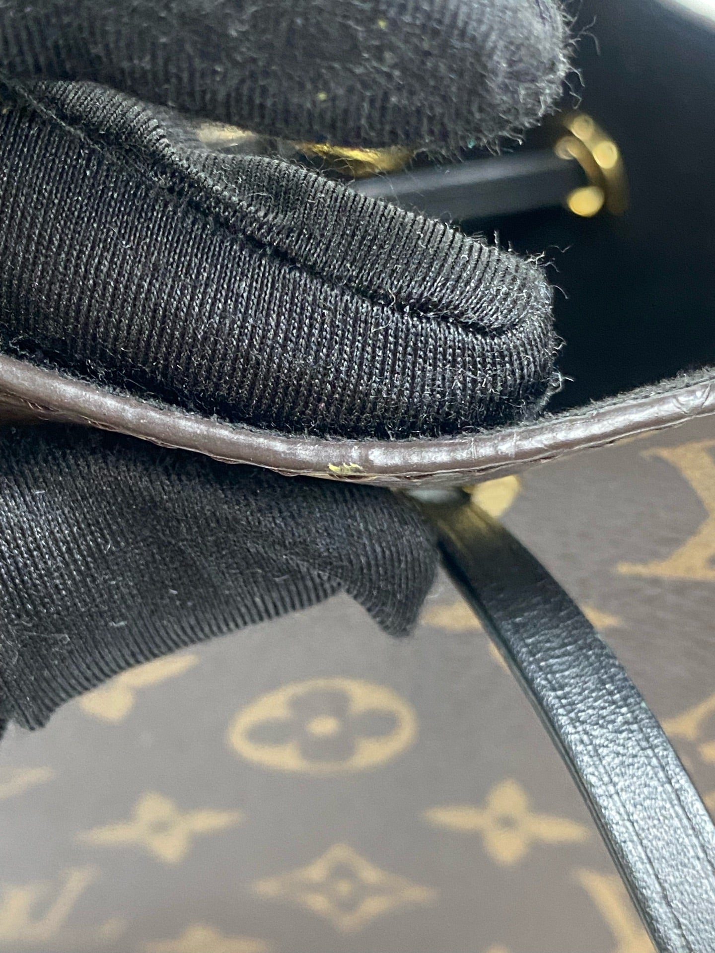 Louis Vuitton Leather Black Bucket & Drawstring Bag
