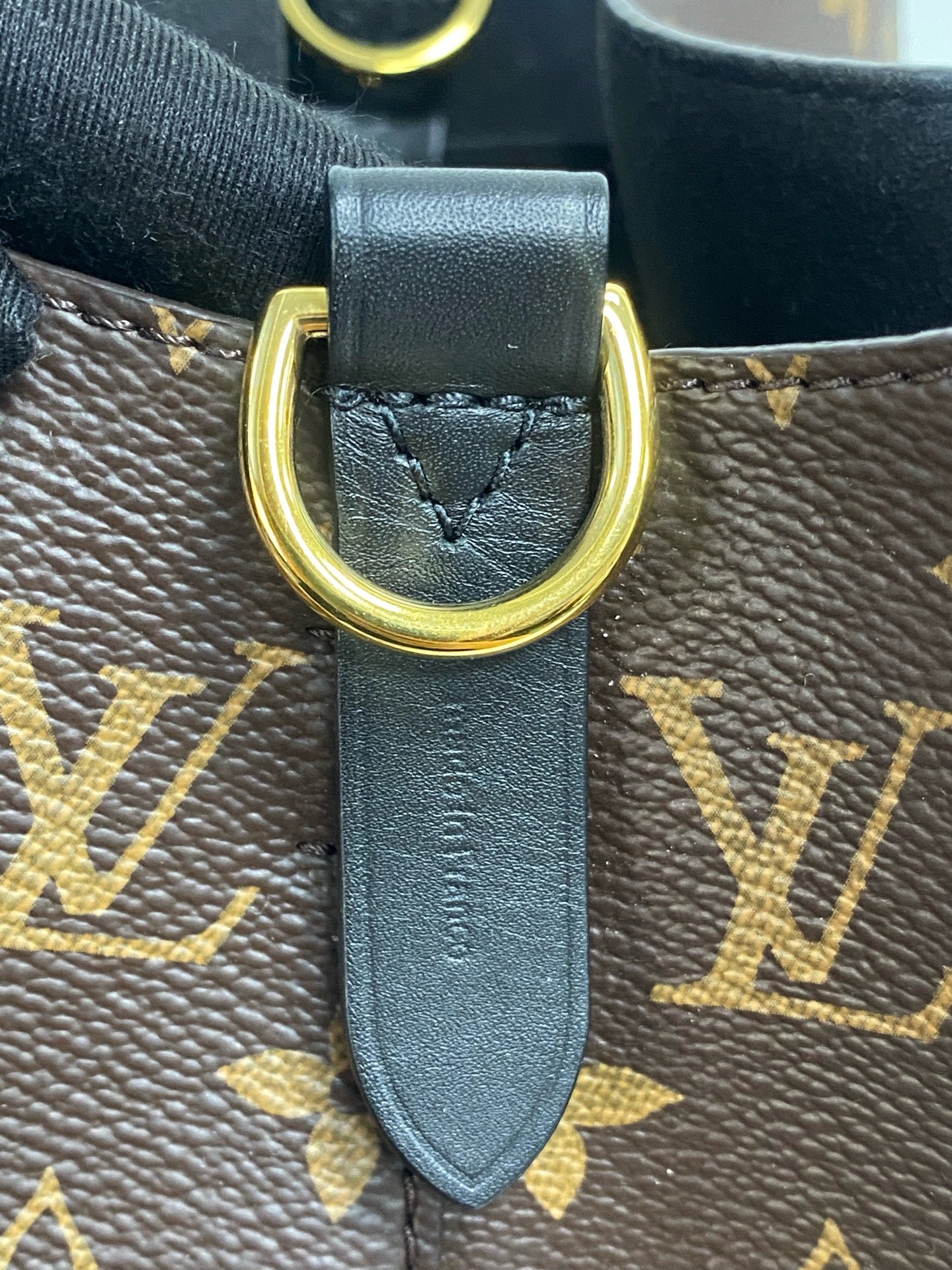 Louis Vuitton Leather Black Bucket & Drawstring Bag