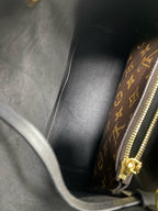 Louis Vuitton Leather Black Bucket & Drawstring Bag