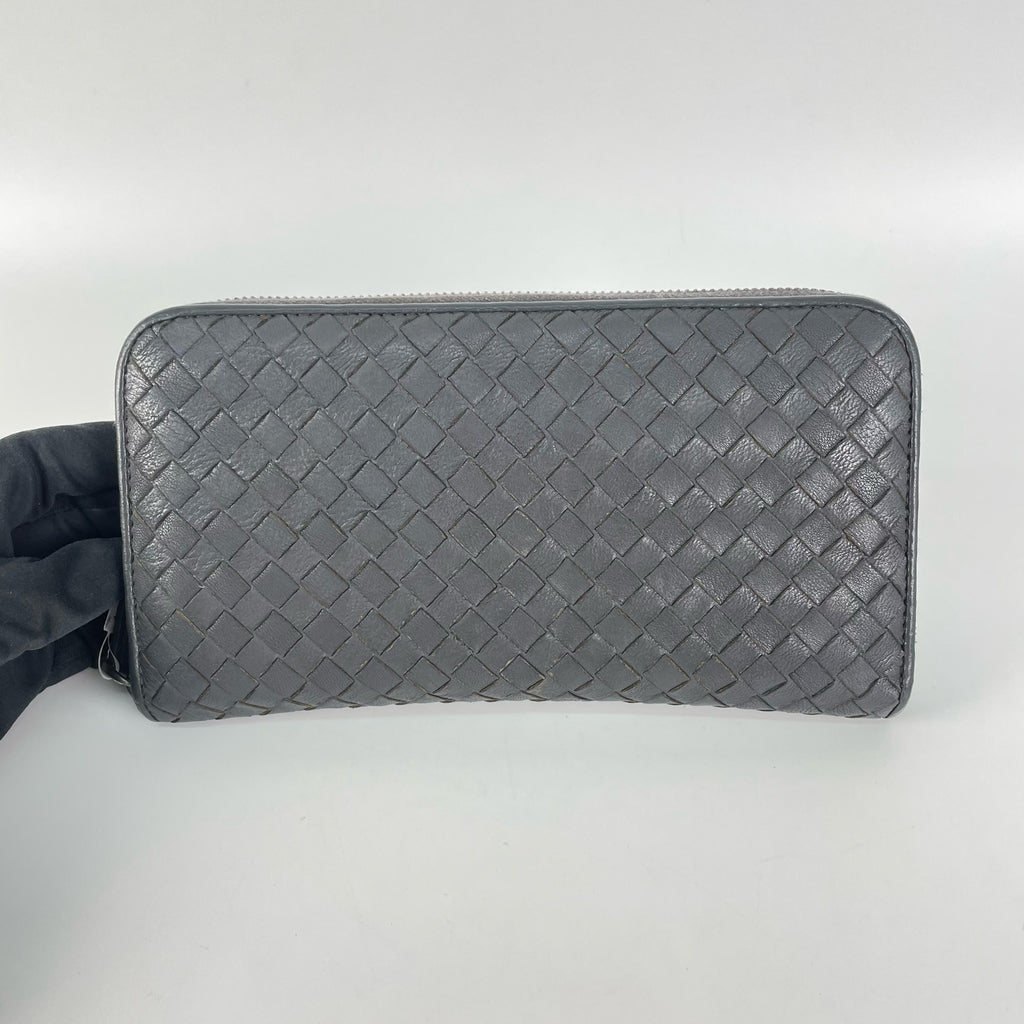 Bottega Veneta Gray Clutch