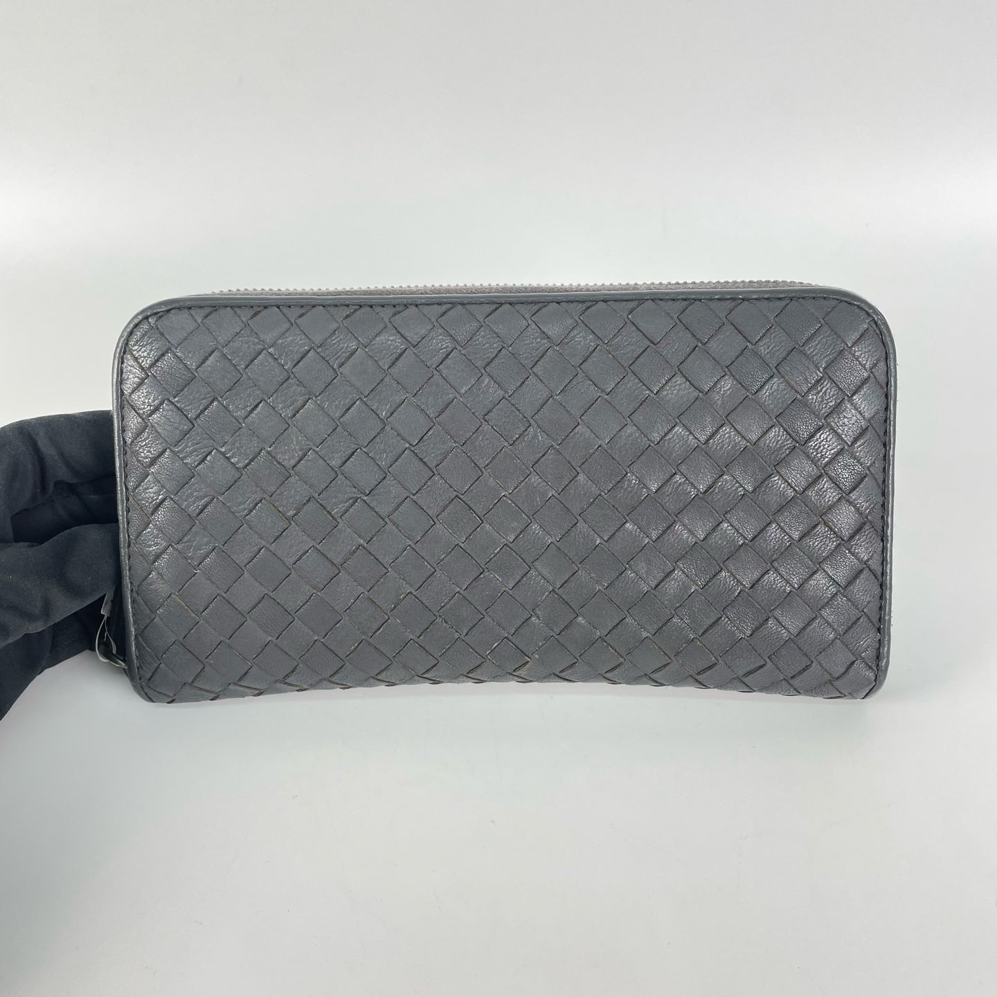 Bottega Veneta Gray Clutch