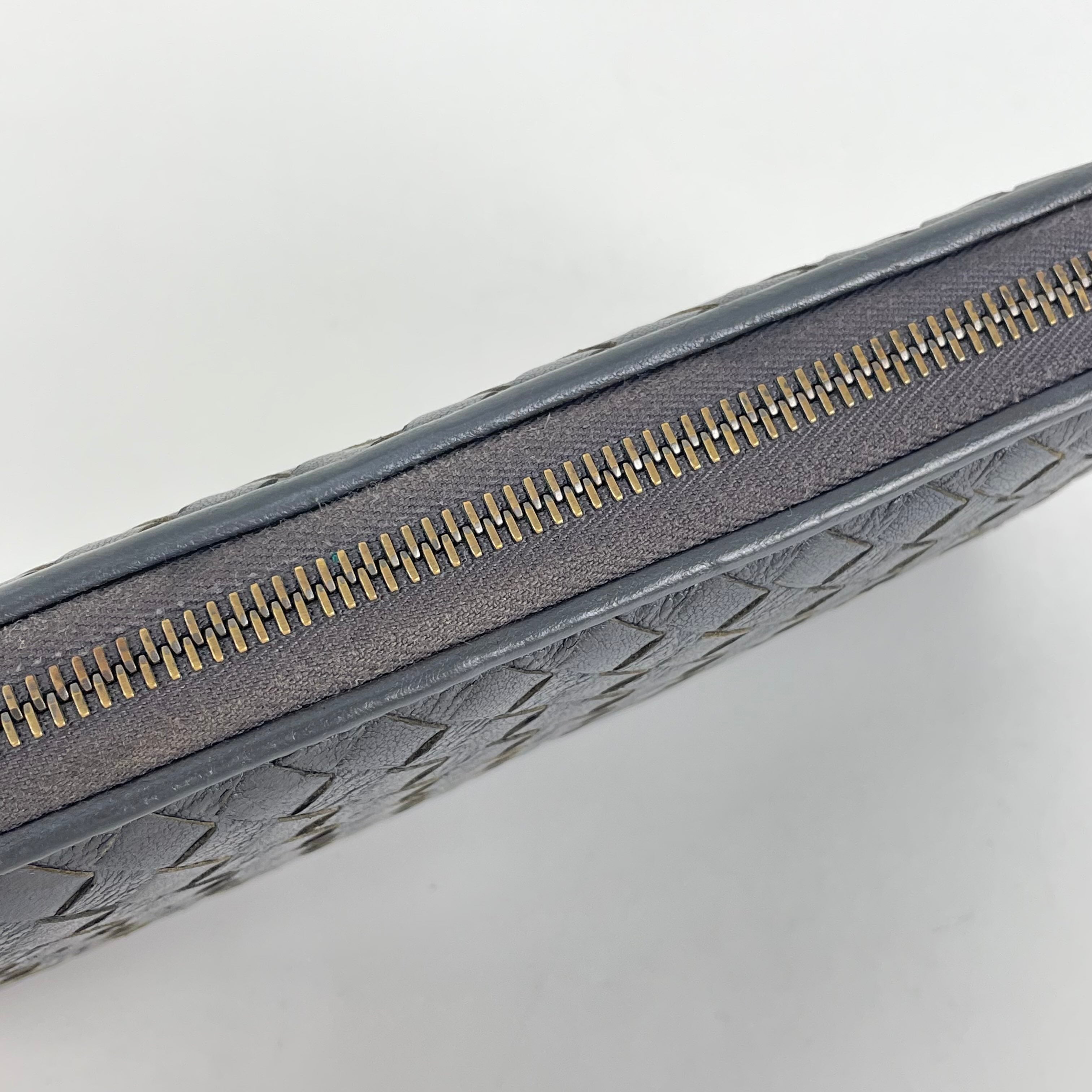 Bottega Veneta Gray Clutch