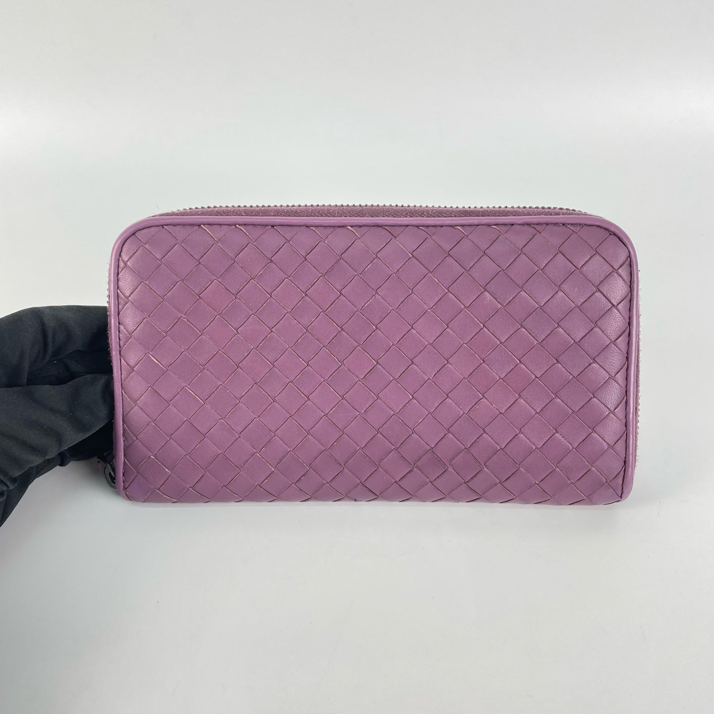 Bottega Veneta Purple Clutch