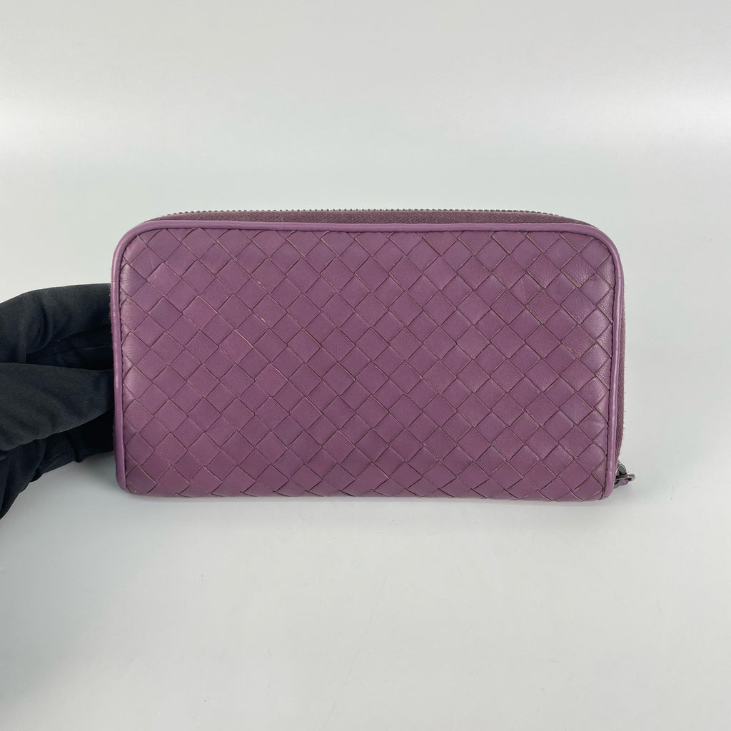 Bottega Veneta Purple Clutch