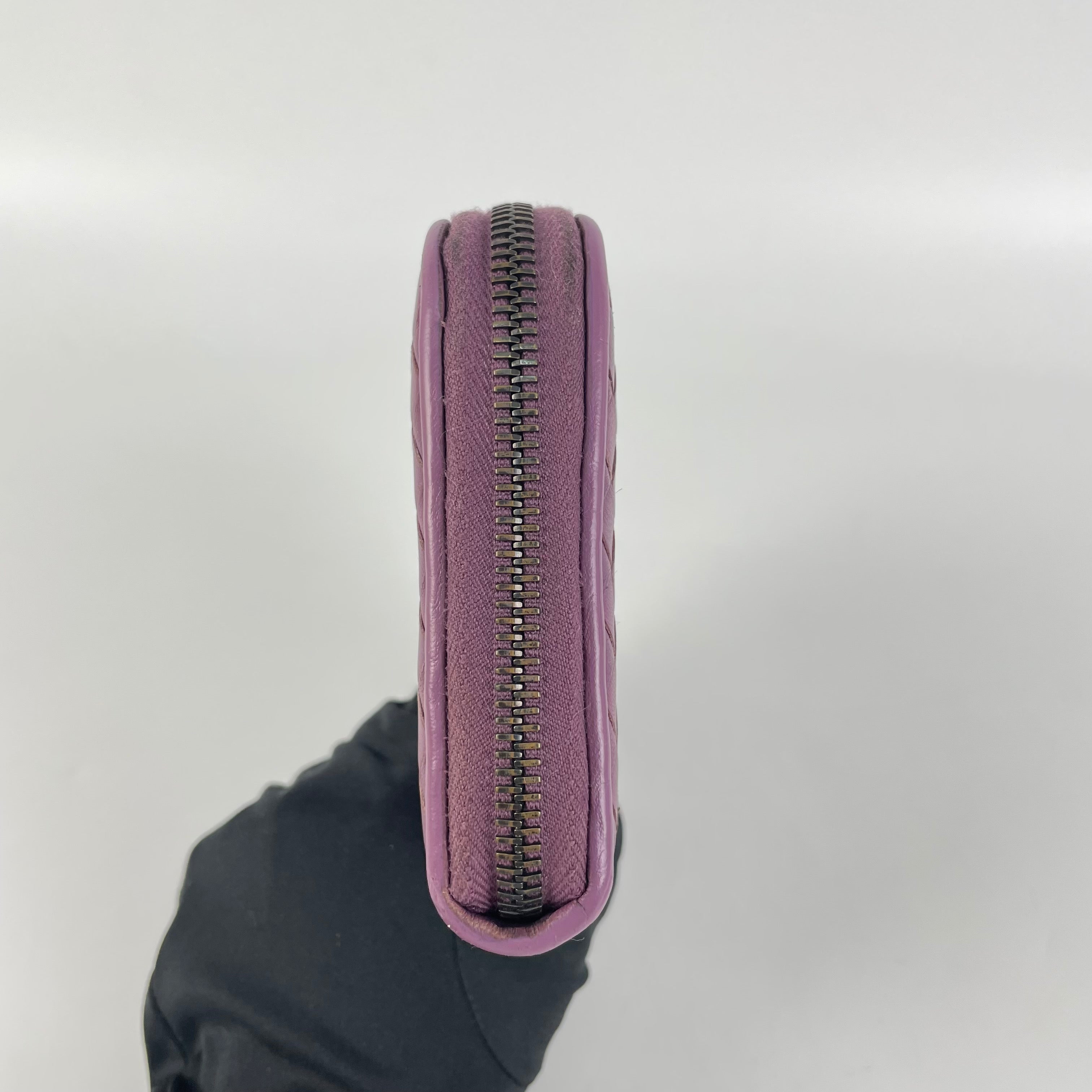 Bottega Veneta Purple Clutch