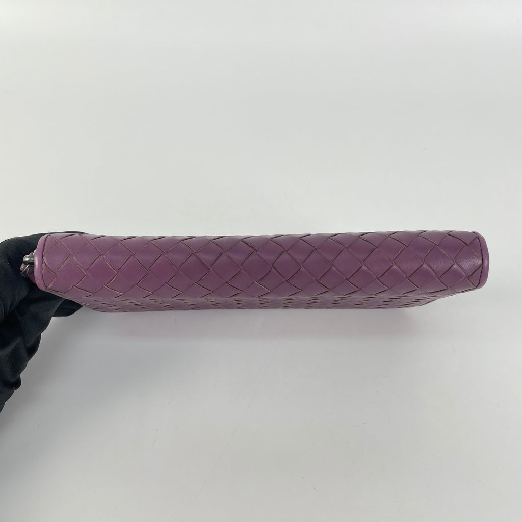Bottega Veneta Purple Clutch