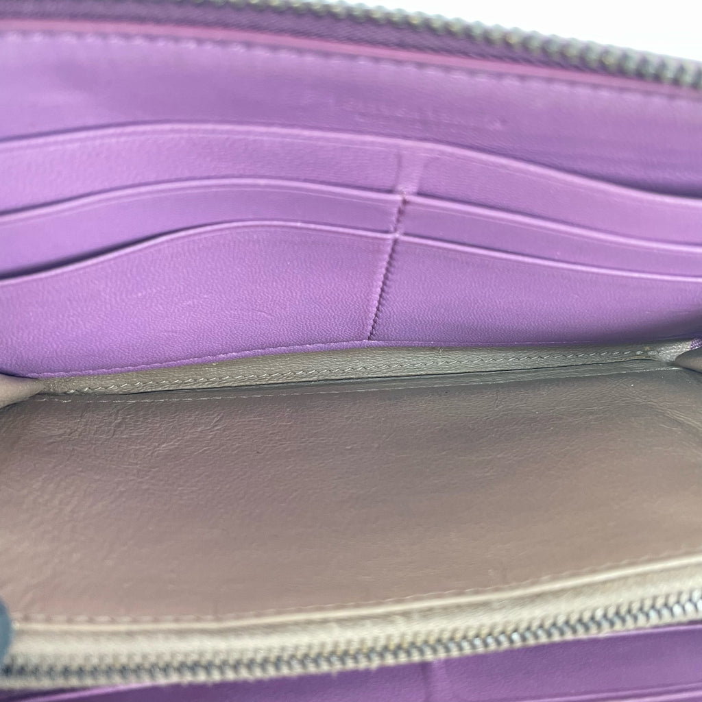 Bottega Veneta Purple Clutch