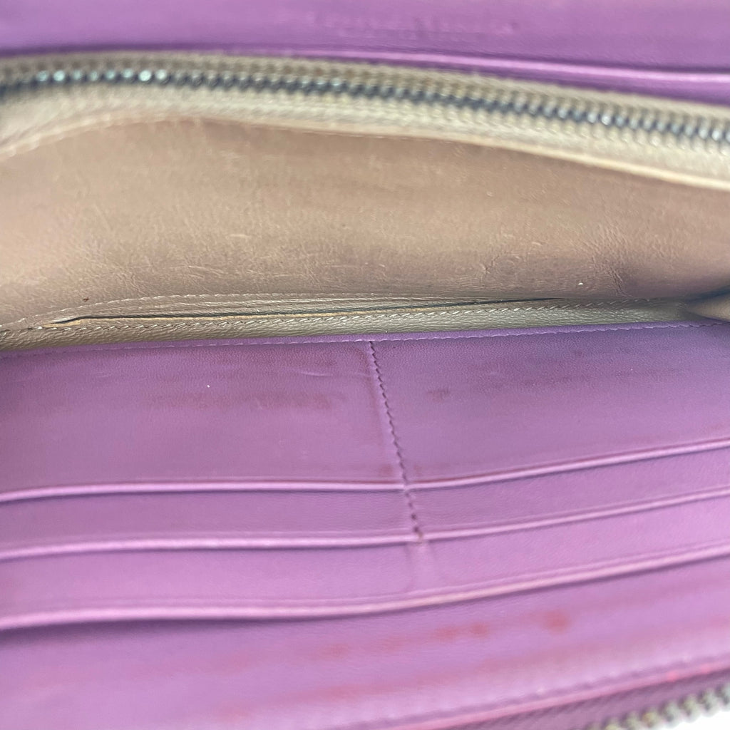 Bottega Veneta Purple Clutch