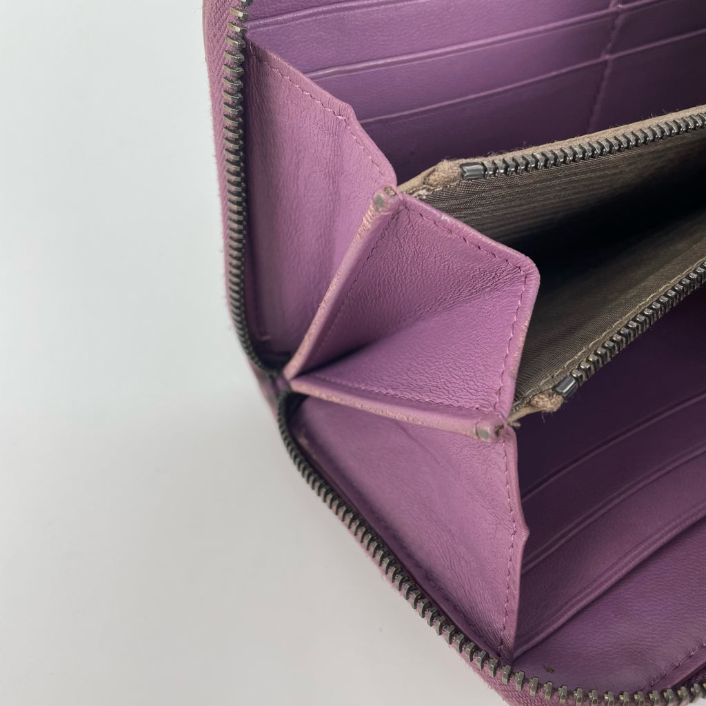 Bottega Veneta Purple Clutch