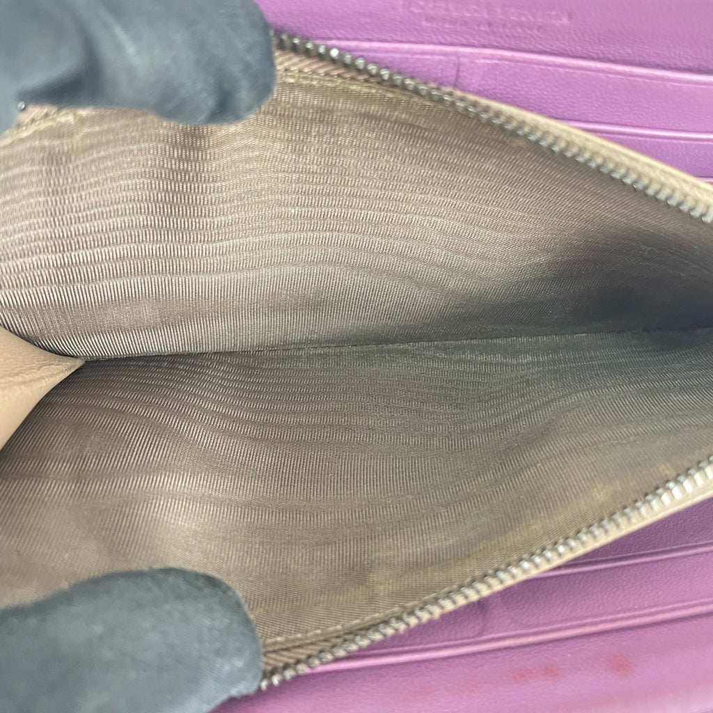Bottega Veneta Purple Clutch