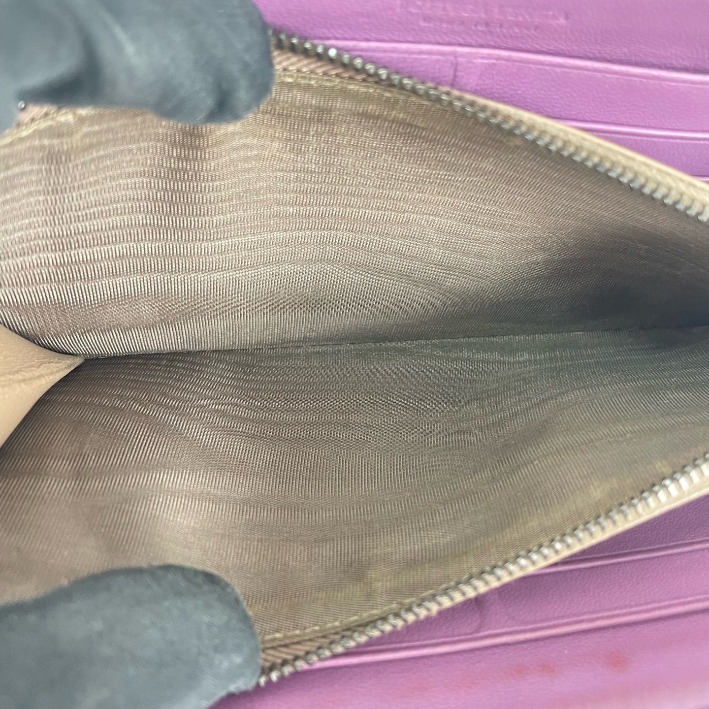 Bottega Veneta Purple Clutch