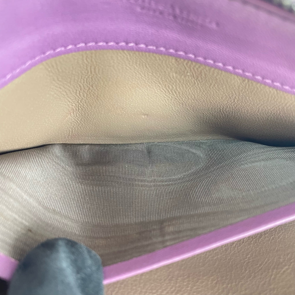 Bottega Veneta Purple Clutch