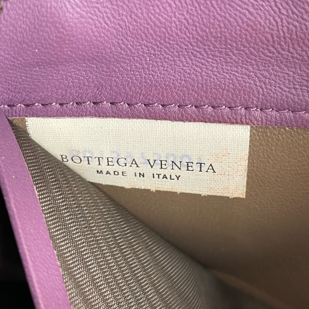Bottega Veneta Purple Clutch