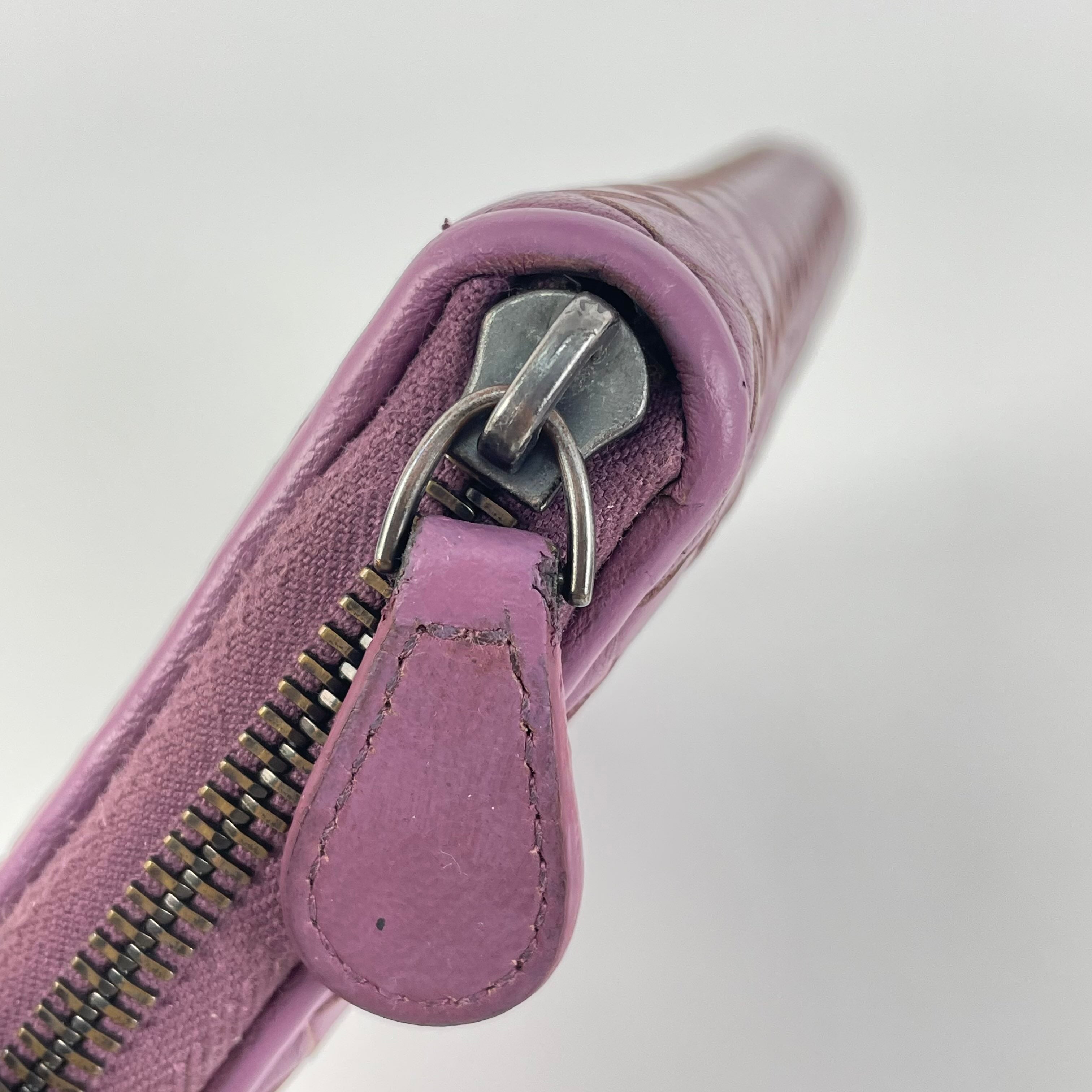 Bottega Veneta Purple Clutch