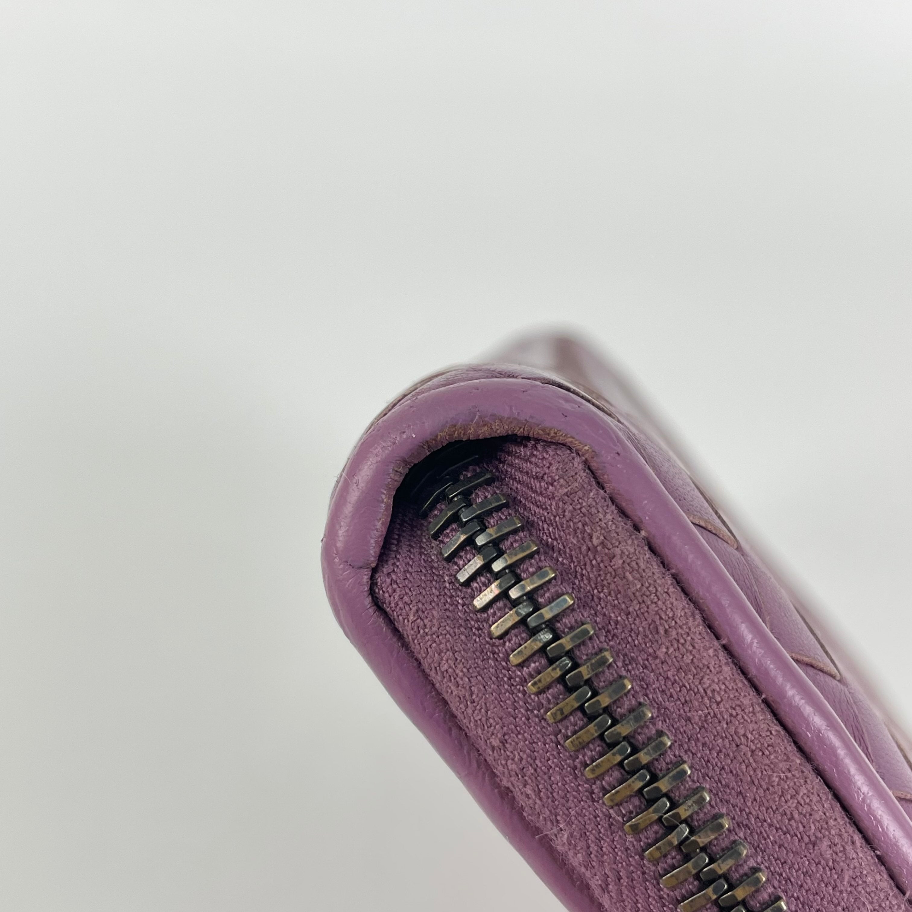 Bottega Veneta Purple Clutch
