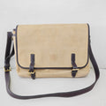 Loewe Alcantara White Messenger Bag