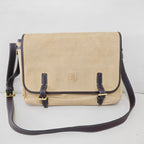 Loewe Alcantara White Messenger Bag