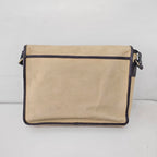 Loewe Alcantara White Messenger Bag
