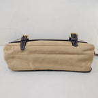 Loewe Alcantara White Messenger Bag
