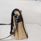 Loewe Alcantara White Messenger Bag