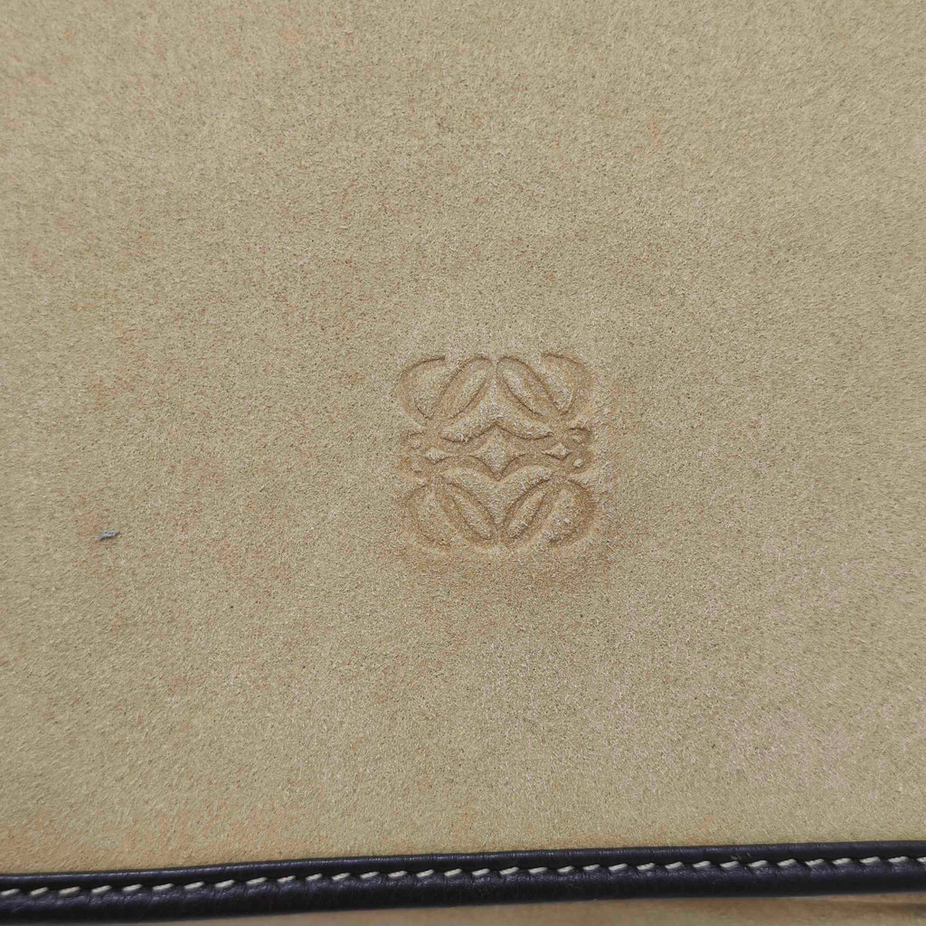 Loewe Alcantara White Messenger Bag
