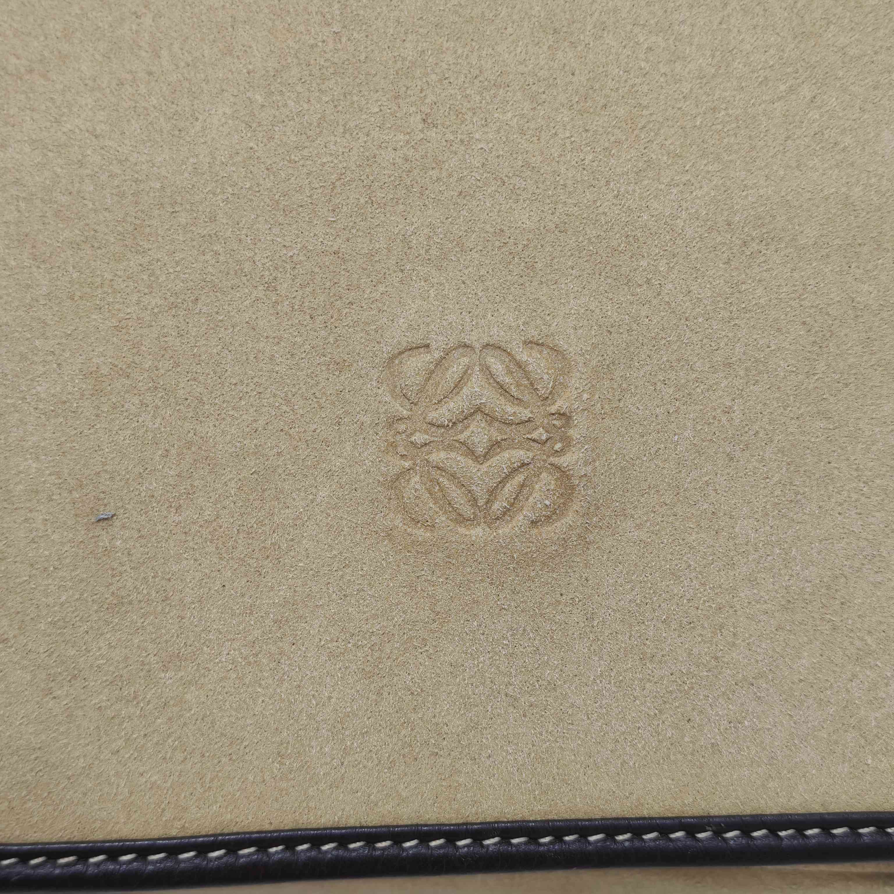 Loewe Alcantara White Messenger Bag