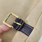 Loewe Alcantara White Messenger Bag