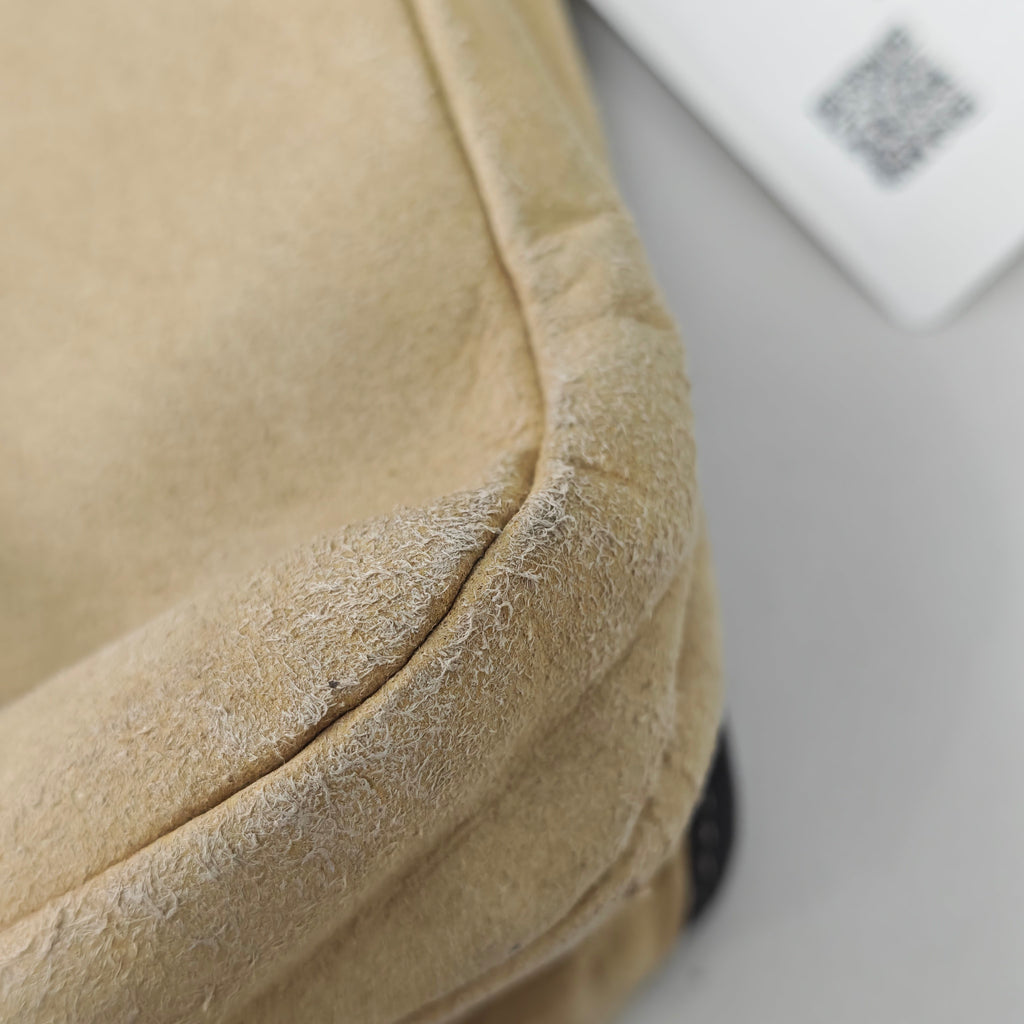Loewe Alcantara White Messenger Bag