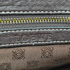 Loewe Alcantara White Messenger Bag