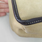 Loewe Alcantara White Messenger Bag