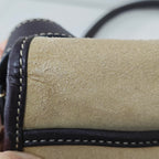 Loewe Alcantara White Messenger Bag