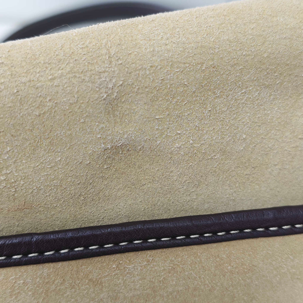 Loewe Alcantara White Messenger Bag