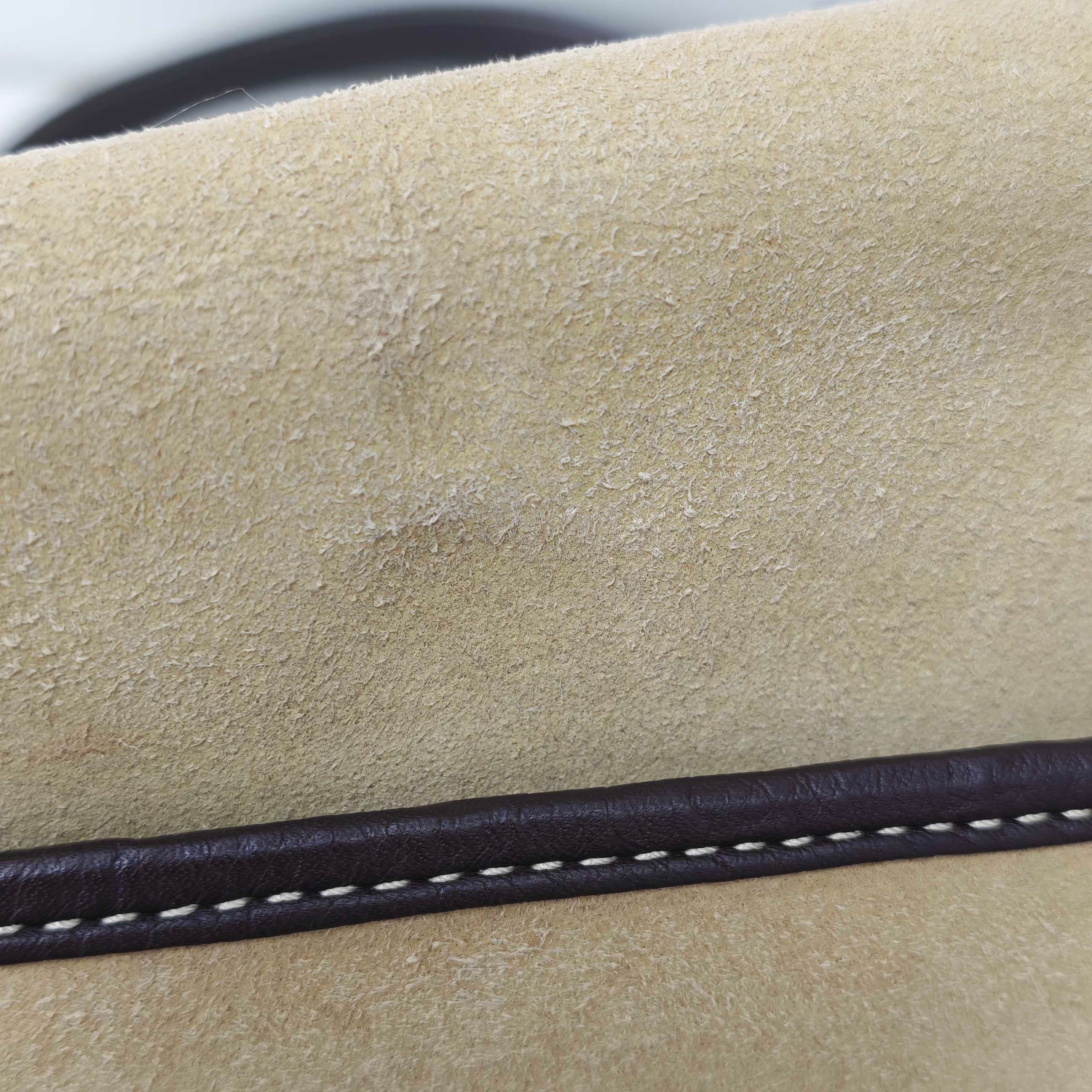 Loewe Alcantara White Messenger Bag