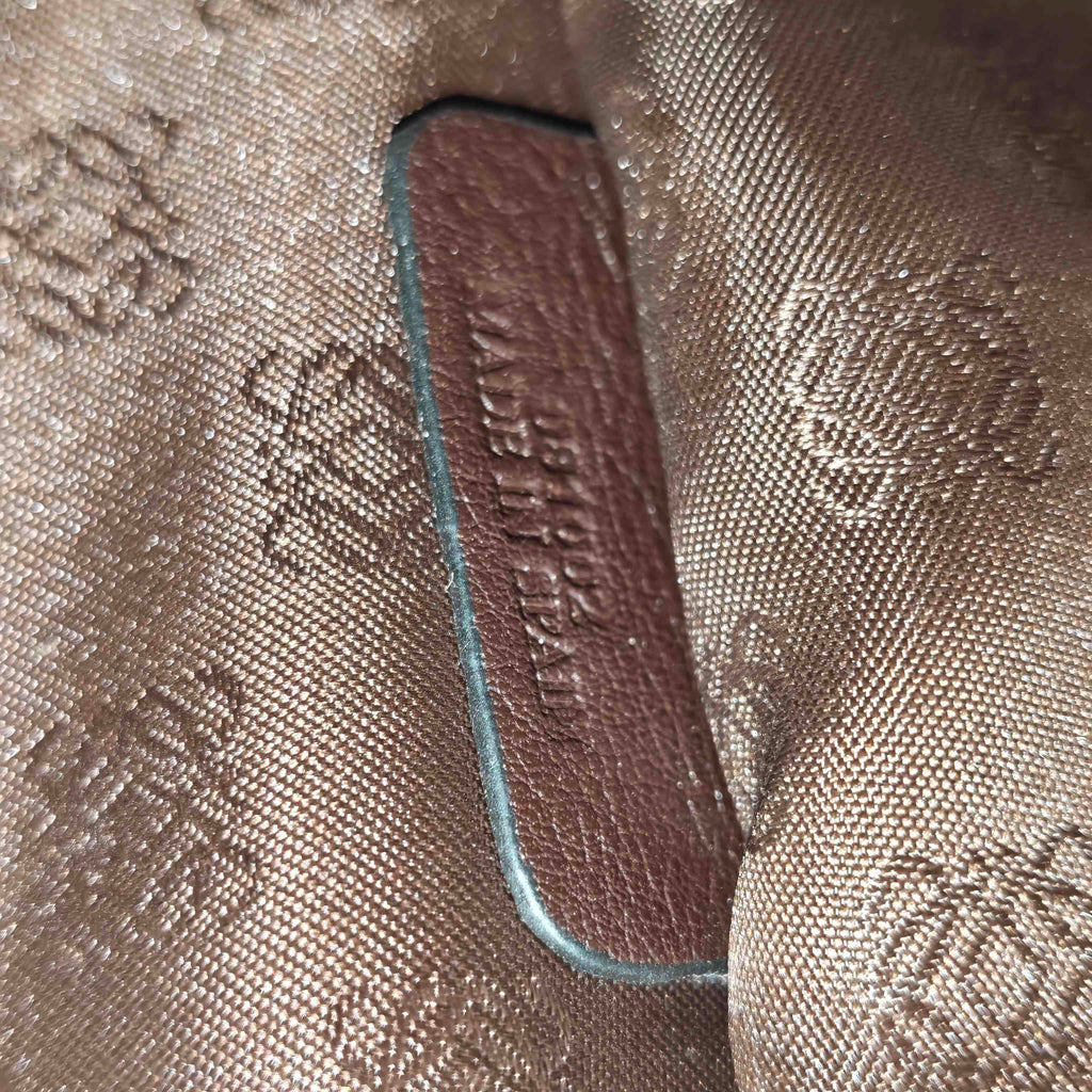 Loewe Alcantara White Messenger Bag