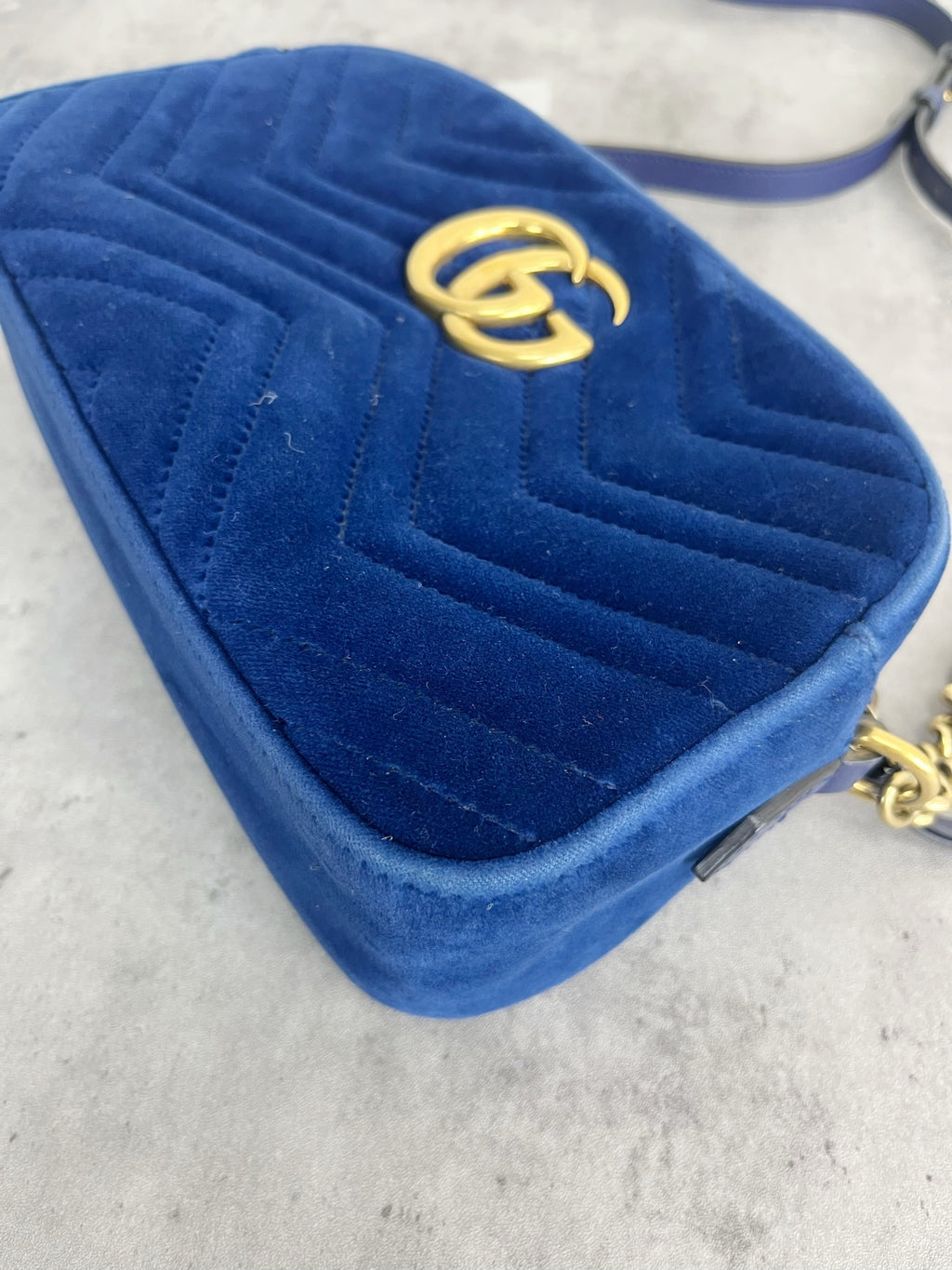 Gucci Velvet Blue 447632-9QIBT-4511