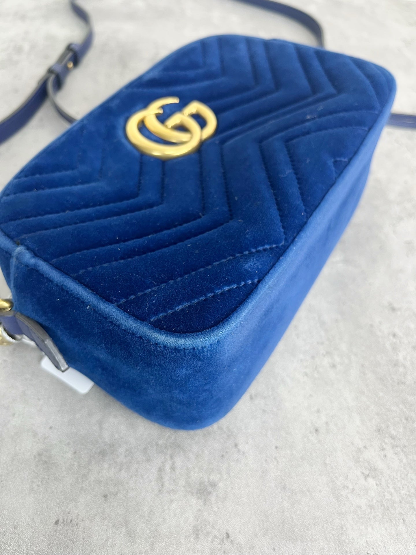 Gucci Velvet Blue 447632-9QIBT-4511
