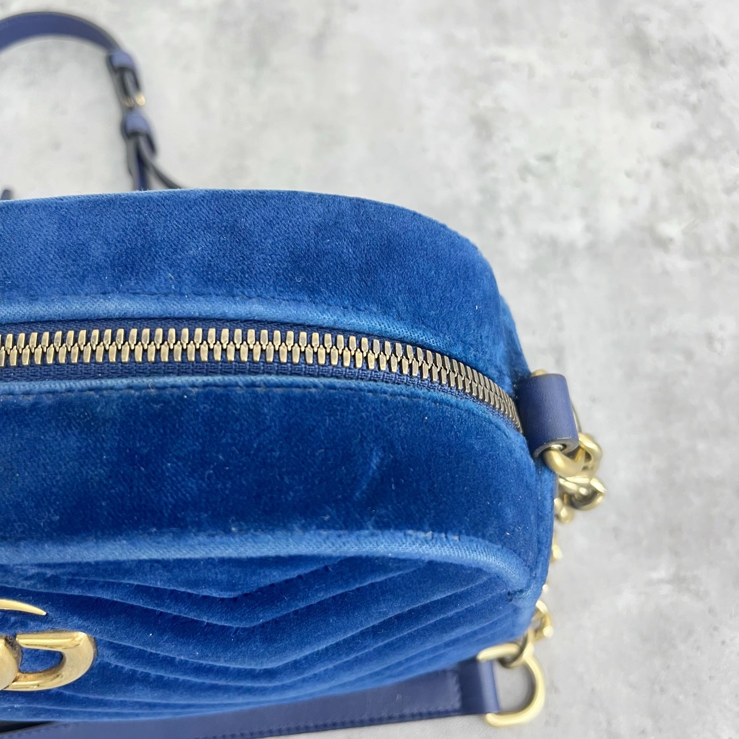 Gucci Velvet Blue 447632-9QIBT-4511